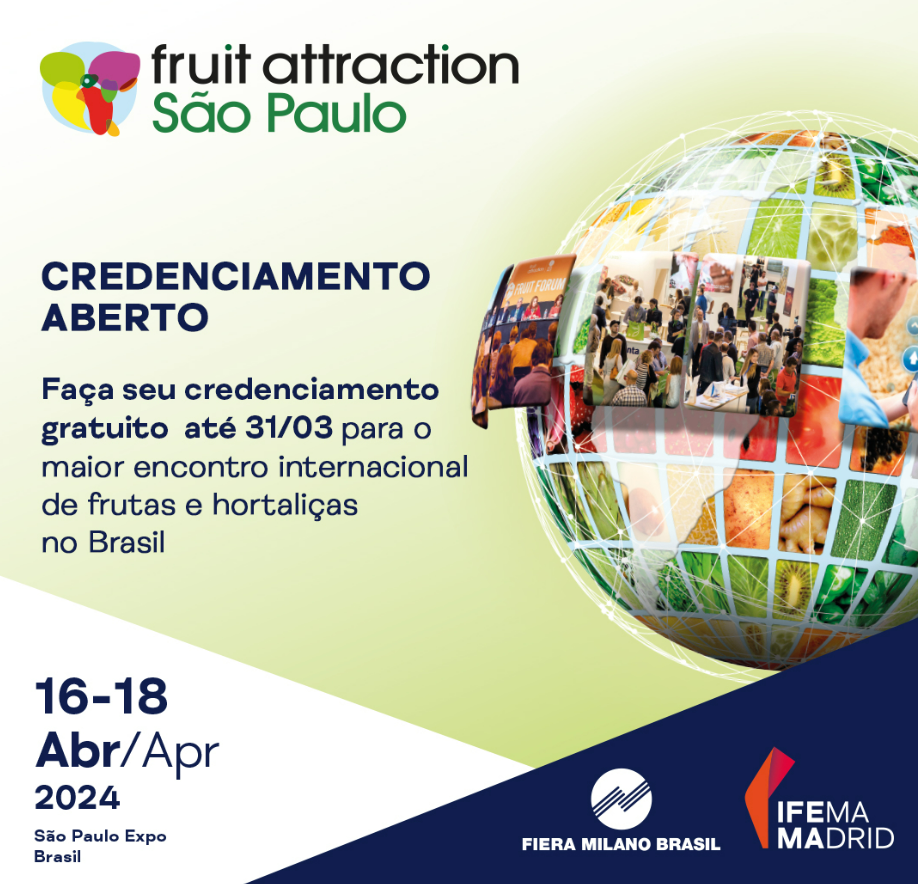 Fruit Attraction chega ao Brasil mirando mercado de 1,2 bilhão de